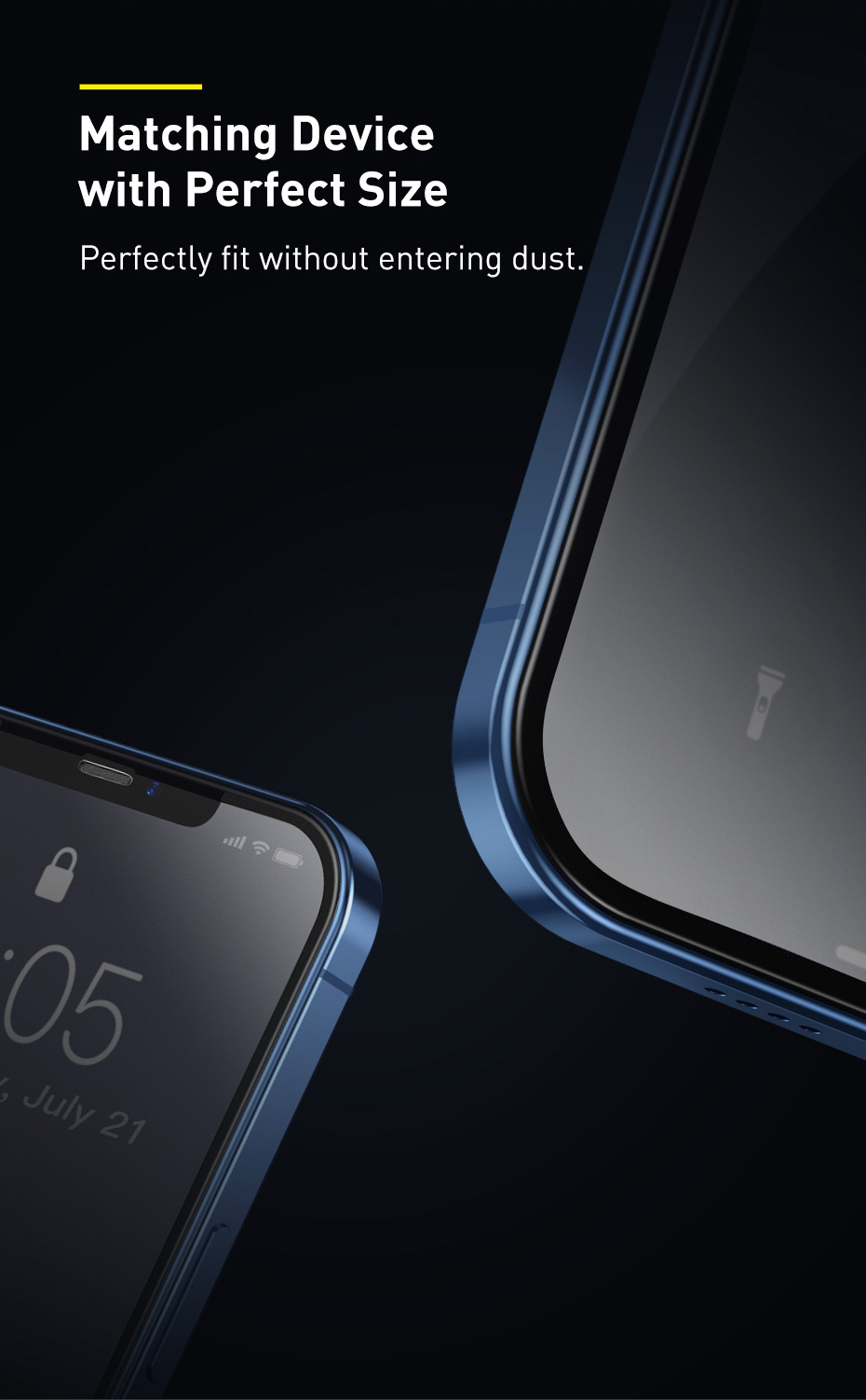 Baseus-2PCS-for-iPhone-12-Pro--12-Mini--12--12-Pro-Max-Front-Film-Matte-Anti-Scratch-Non-Fingerprint-1767129-8